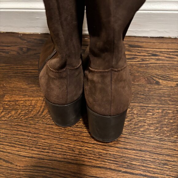 Brown leather boots SZ: 40 / US 9 Made in Spain - Picture 12 of 16